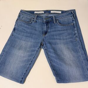 Anthropologie Medium Blue Straight Leg Jeans